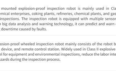 Hazardous chemical inspection robot
